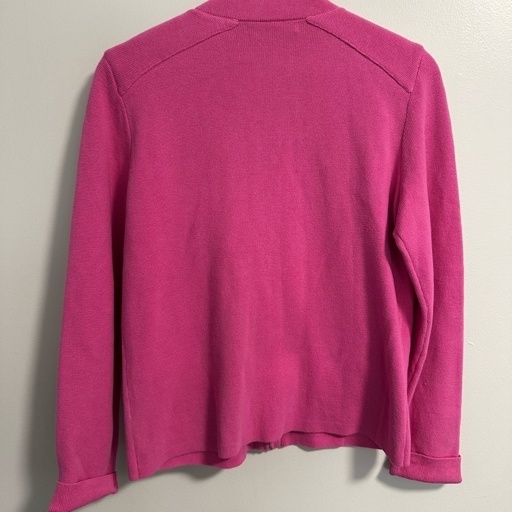 Ralph Lauren Tops | RI Pink Knit
Zipper Jacket | Color: Pink size L petite - Picture 10 of 10